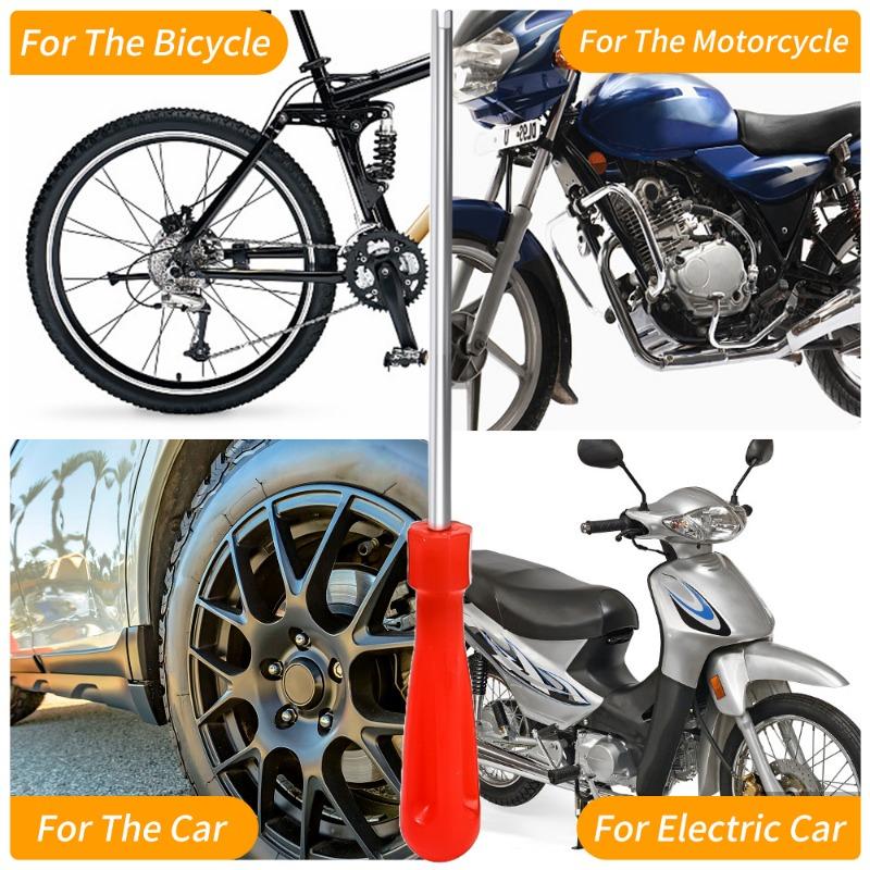 Отвертка для сердечника клапана автомобиля Универсальный автомобильный велосипедный колесный инструмент для снятия сердечника клапана Инструменты для установки и разборки сердечника клапана