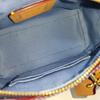 [Pre-Owned] Rowan 18 Brand Print Detachable Shoulder Strap Fabric Boston Bag - Excellent #1P1W10L