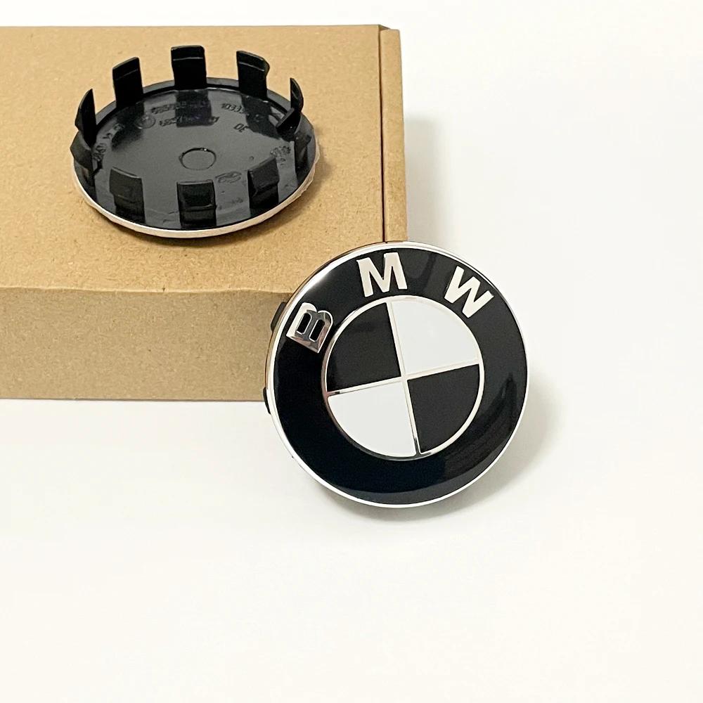 4 шт. Колпачки на центр колеса BMW 68 мм 56 мм Сине-белые колпаки для BMW E46 E90 E30 F10 F30 X5 X3 E39 F25 E60 E91 E87 Аксессуары для M-автомобилей