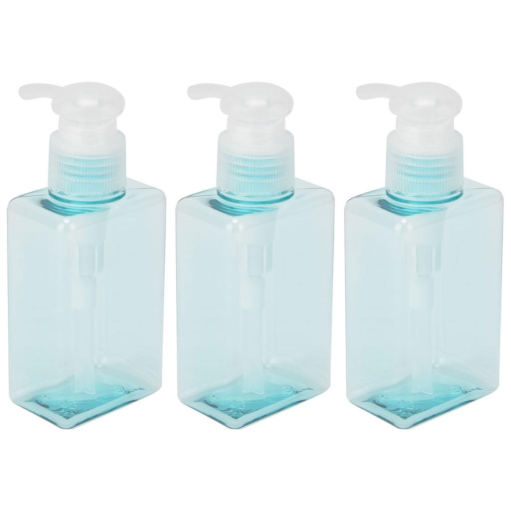 3 шт. 100 мл бутылка с насосом пластиковый пустой дозатор мыла шампунь гель для тела лосьон контейнер для путешествий