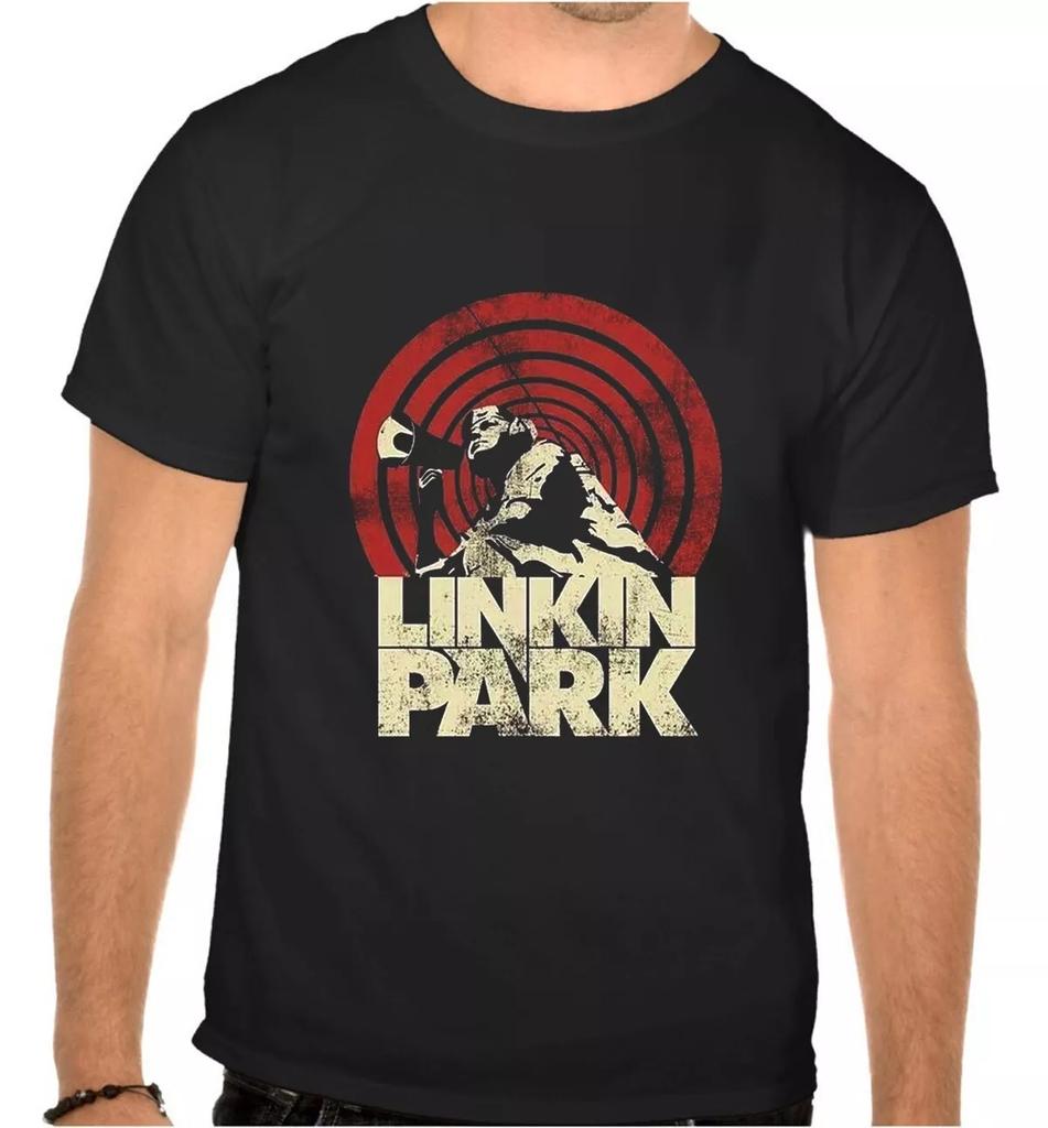 Linkin Park Рок-музыка Детская футболка Черная -1066 -SW-Kids-