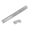 Carbon Steel Ruler Limit Block Measuring Rulers Positioner Adjustable Measuring Marking Gauge Carpentry Scriber Hand Tool