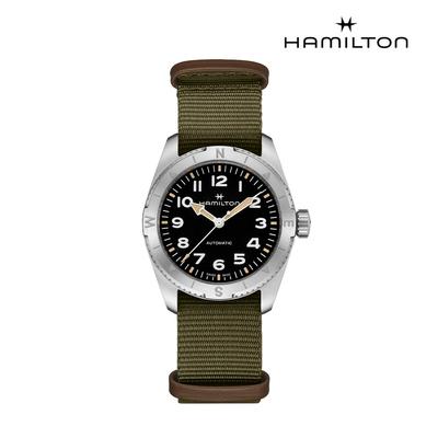 H70225931 Хаки Полевая Экспедиция 37 мм Черный Циферблат НАТО