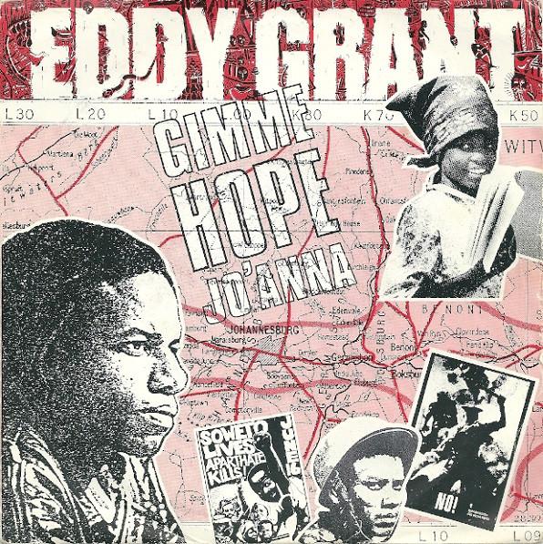 7-дюймовая пластинка EDDY GRANT - Gimme Hope Jo'Anna ICE78701 ICE 1988 UK Регги, Ска и Даб Б/У