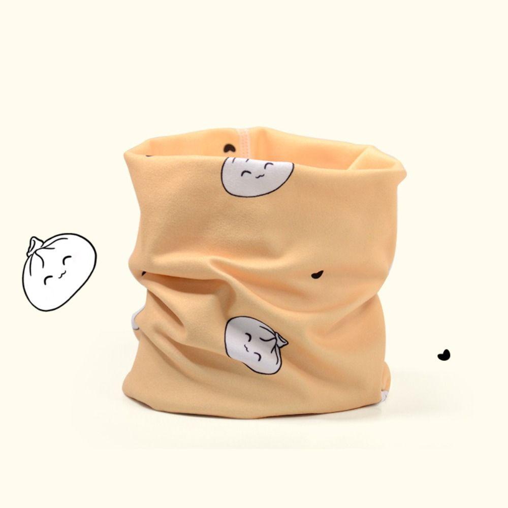 Windproof Coldproof Boys Girls Scarf Thickened Snood Cowl Tube Ski Snowing Scarf  Autumn Winter