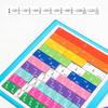 Montessori Fraction Learning Math Toy Magnetic Arithmetic Teaching Aids Wooden Book Educational Toys For Children Christmas Gift