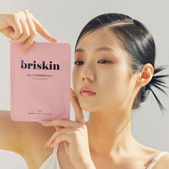 [Han Areum Songi PICK] Briskin Real Fit Second Skin Mask Moisture Intensive 10P,Korean Mask Pack