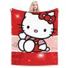 Hello Kitty Blue Angel Blanket Cover  Flannel Throw Blankets Summer Air Conditioning Personalised Soft Warm Bedspreads