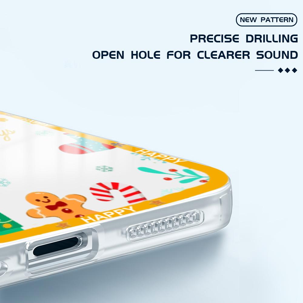 Shockproof Cartoon Pattern Soft Phone Case Full Cover Camera Transparent Protection Case for Huawei Honor iPhone Samsung Xiaomi Redmi OPPO Realme Vivo