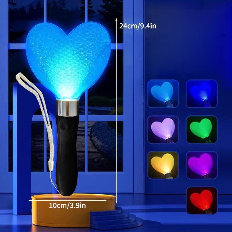 Durable Color Changing Glow Stick Kpop Lightstick Concert Support Stick LED Light Rods Wedding Party Time Halloween Lighting Decor