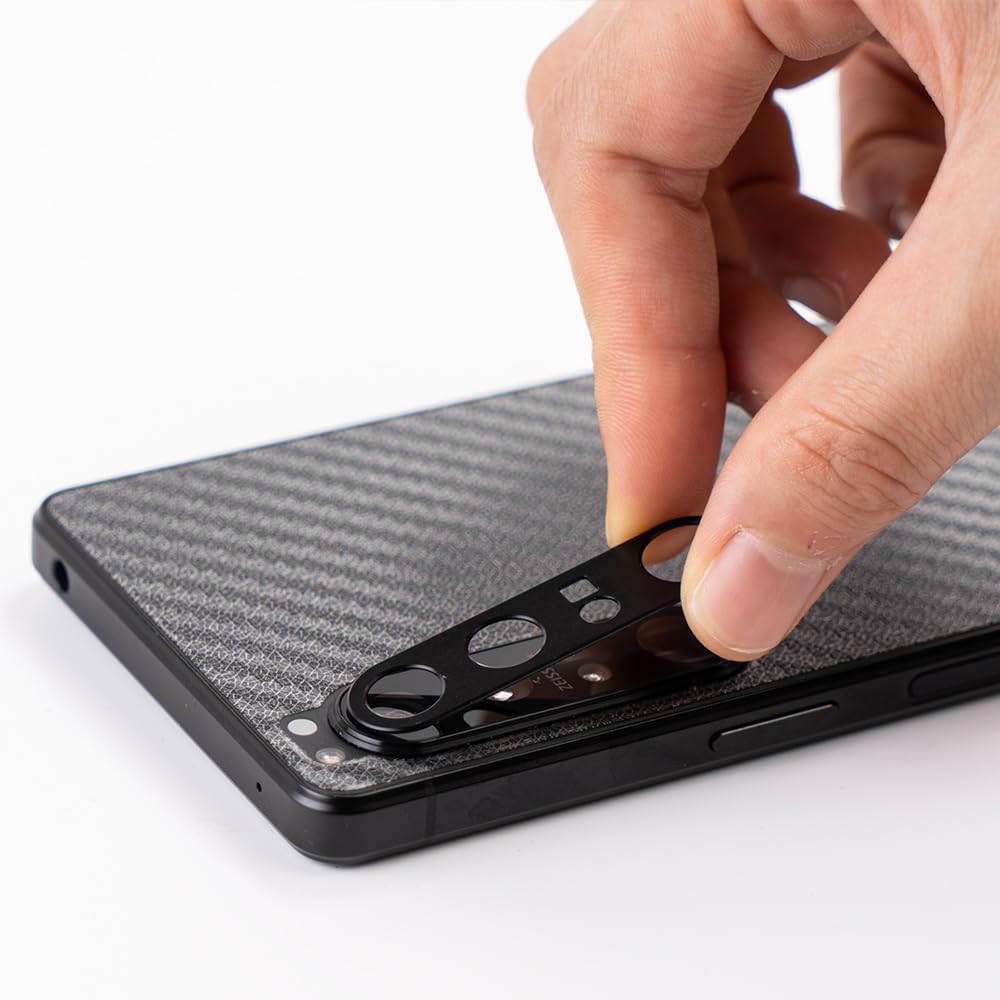 Защитная пленка для экрана IBYWIND для Sony Xperia 1 IV 5G 2 Закаленное стекло 1 Защитная пленка для объектива камеры 1 Подложка из углеродного волокна Легкое чтение (6,5