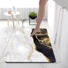 Marble Gilding Printing Bathroom Thickening Mat Bath Non-slip Carpets In Wash Basin Bathtub Side Floor Rug Shower Room Doormat Memory Foam 3D Pad