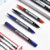 3pcs Permanent Marker Pen Black Red Blue Color Bold Fine Point Pens for CD Fabric Wood Drawing