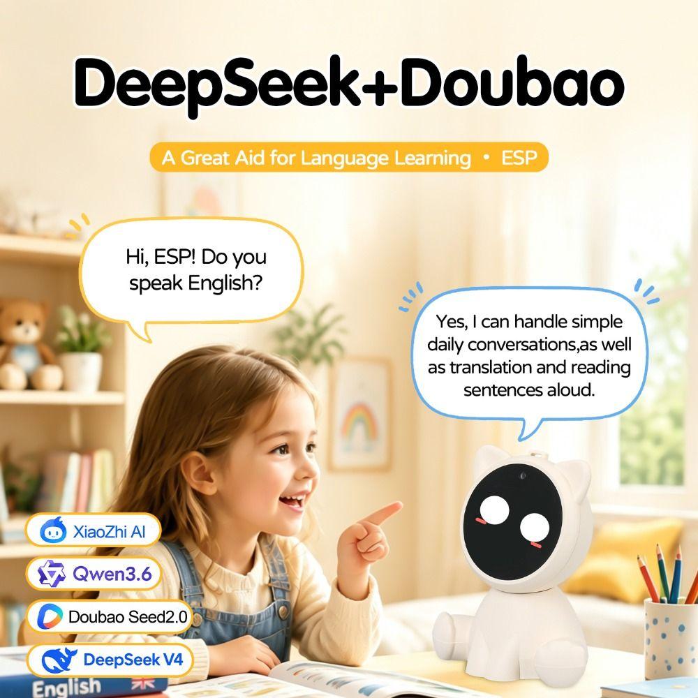 Smart Photo Recognition AI Robot Table-Based Desktop Robot Educational Play