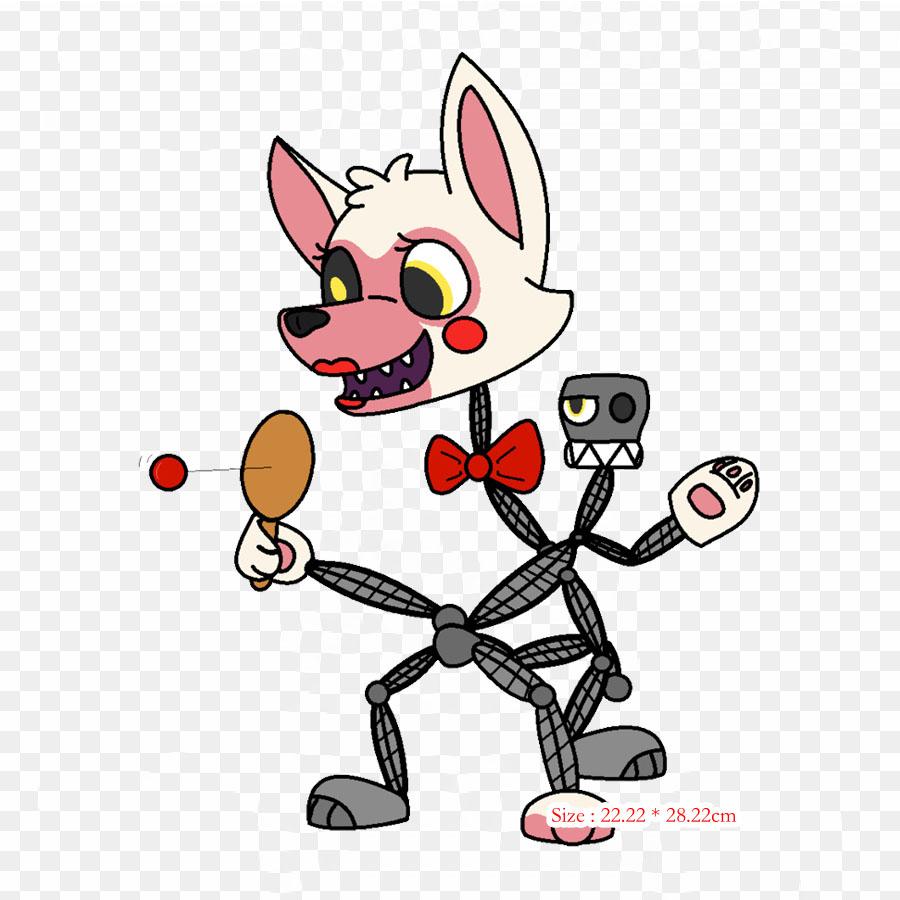 Mangle Five Nights At Freddy's Drawings Five Nights At Freddy's 2 Ul термонаклейки для одежды, футболка, сумка, теплопередающие наклейки, железные нашивки