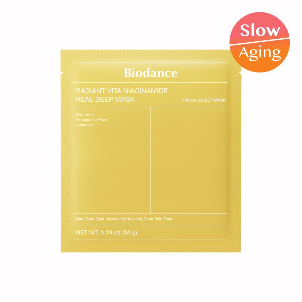 Biodance Real Deep Mask 4pcs  Collagen Pdrn Ceranol Sea Kelp Vitamin  Vita Niacn