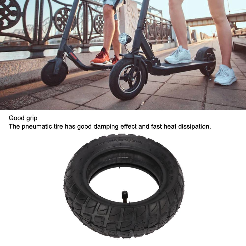 Black Electric Scooter Tyre Pneumatic Wheel Tire  Tire and Inner Tube Replacement