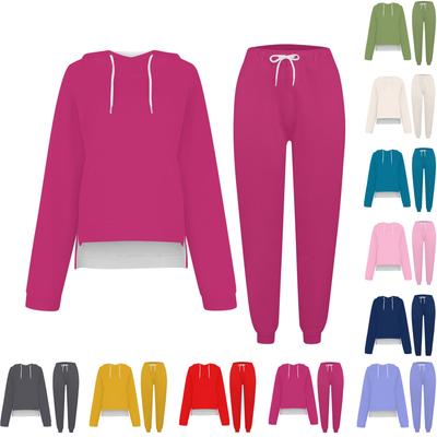 Женский свободный крой, женский рождественский костюм с круглым вырезом и капюшоном