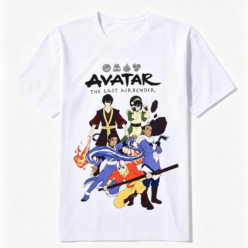 Avatar: The Last Airbender Characters Boyfriend Girls Ringer 2026 Unisex T Shirt Cotton Men's Women's Oversized Tshirt Fan Gift Unisex,gift,Top