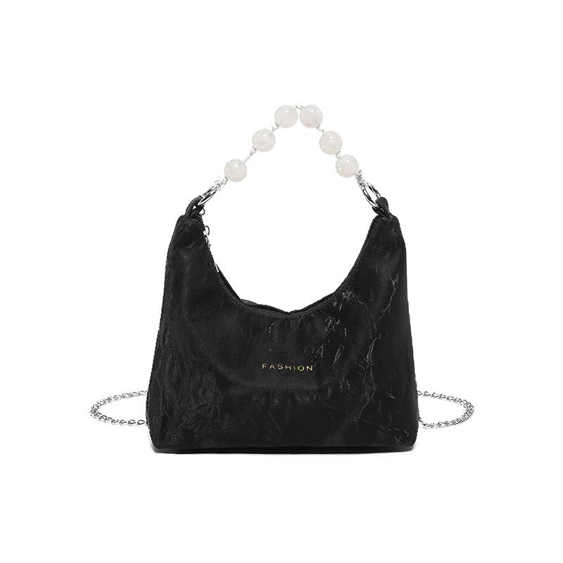 Новая летняя нишевая сумка с бисером, сумка через плечо на одном плече, маленькая сумка-цепочка, женская сумка-ведро в корейском стиле