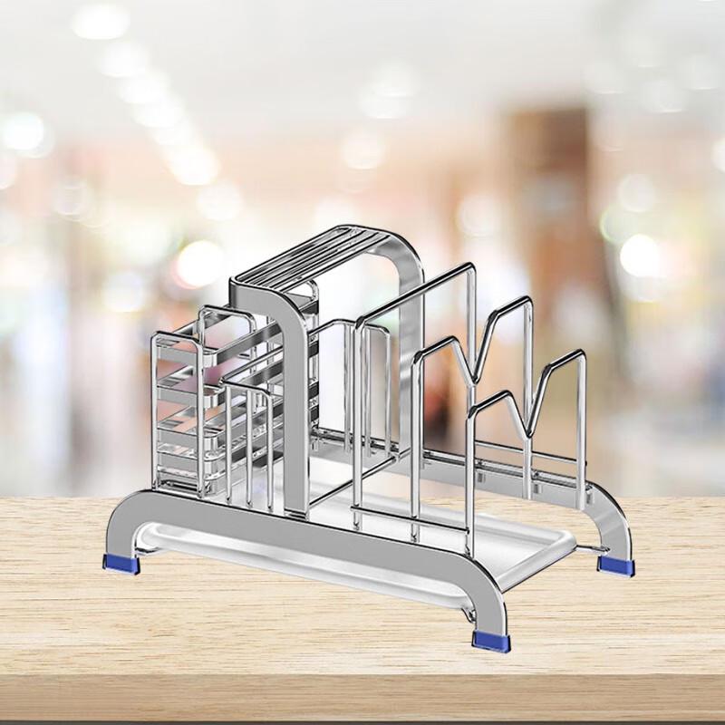 Stainless Steel Kitchen Knife & Utensil Holder