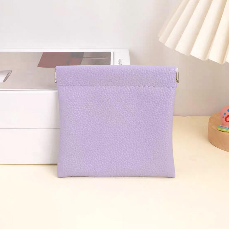 Self-closing PU Leather Coin Purse Passport Driver's License Document Holder Data Cable Cosmetic Bag Lipstick Storage