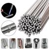 60pcs Low Temperature Easy Melt Aluminum Universal Silver Welding Rod Cored Wire Rod Solder No Need Solder Powder Weld Bar
