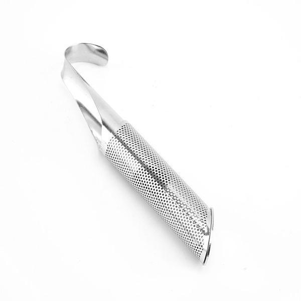 New Stainless Steel Tea Infuser Filter New Pipe Design Metal Tea Strainer for Mug Fancy Filter for Puer Tea Herb Tea Coffee Tools Kitchen Accessories