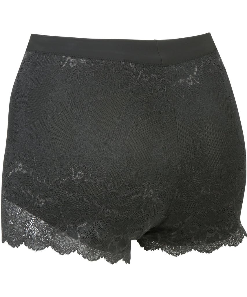 Wacoal Short Lifts the Hips and Creates a Longer Leg Slims the Can Be Worn Alone or GRC630 BL L Overpants, Length, Silhouette, Waist, Layered,