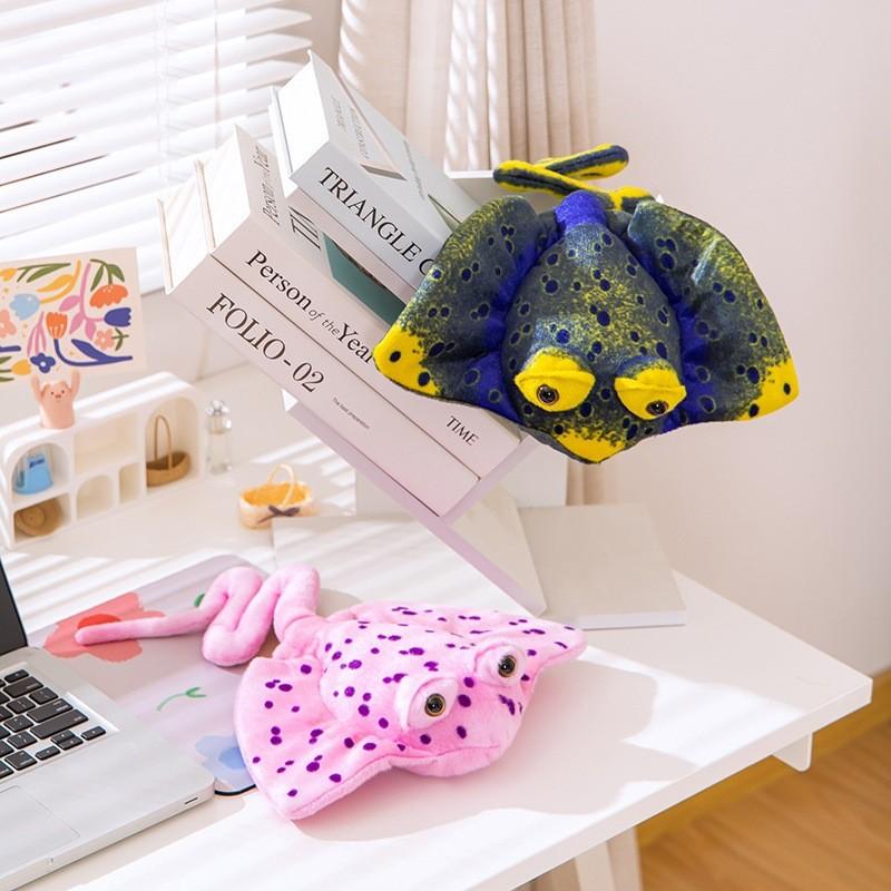 Плюшевая игрушка скат, украшение для комнаты, орнаменты, детский рождественский праздничный подарок