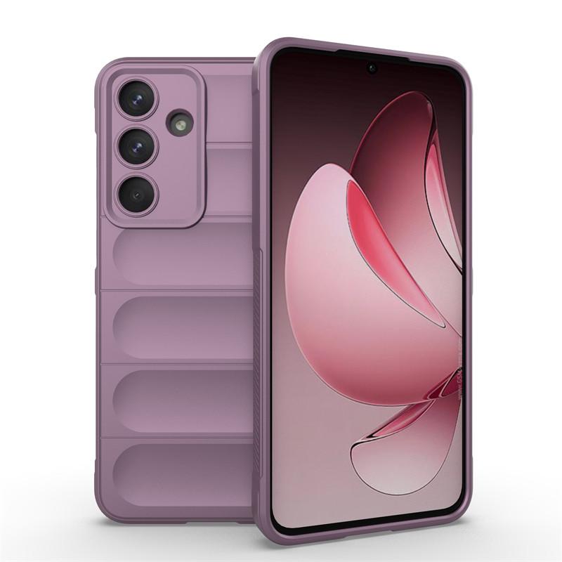 Чехол-бампер Samsung Galaxy S25 FE из мягкого силикона с текстурированным захватом