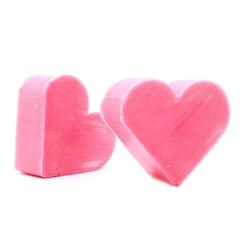 Guest Soaps Heart Shaped Wild Rose 10 Pack