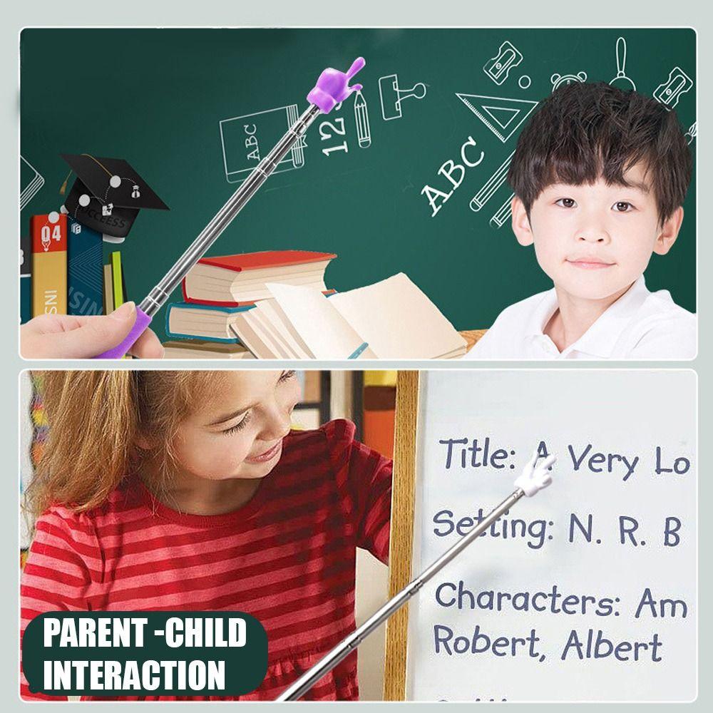 Дизайн Нержавеющая сталь Указка для обучения Пальчиковые указки Ручной презентер Указка для доски