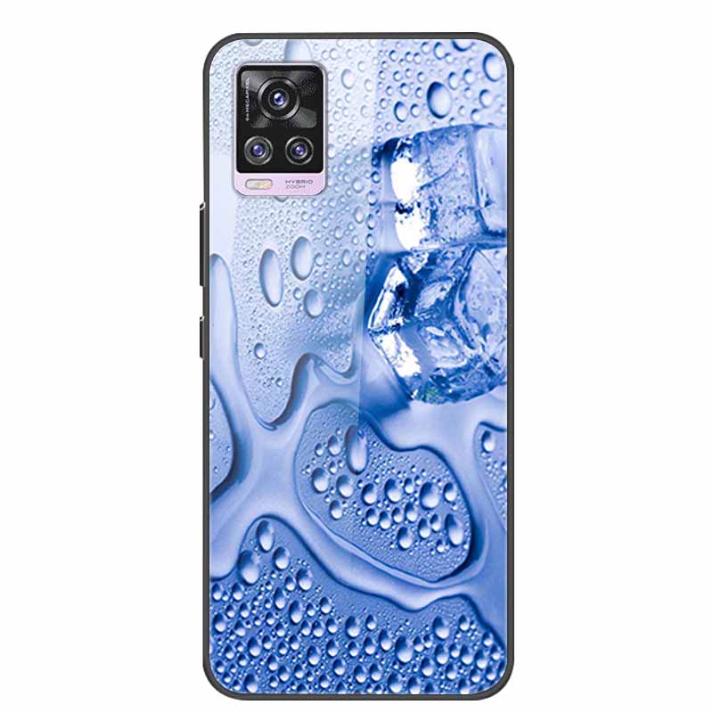 6.44" Tempered Glass Case For Vivo V20 Pro Case V 20 Pro Soft Bumper Hard Back Cover For Vivo V20 Pro 2020 Phone Case Coque Para