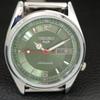 ВИНТАЖНЫЕ АВТОМАТИЧЕСКИЕ SEIKO 5 ВОССТАНОВЛЕННЫЕ ЯПОНСКИЕ МУЖСКИЕ ЧАСЫ С ЗЕЛЕНЫМ ЦИФЕРБЛАТОМ a446356-1