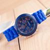 New Simple Silicone Brand Casual Quartz Watch Women Crystal Silicone Geneva Watches Wrist Watch for Girl
