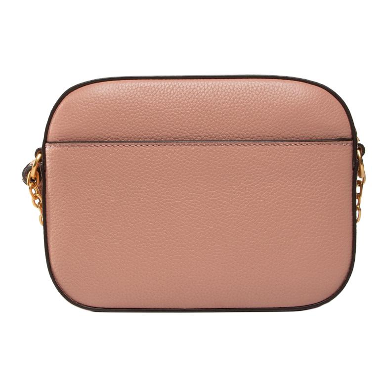 Tory Burch Mcgraw Double T Logo Tassel Leather Camera Bag Crossbody Shoulder Bag Women bags Pink 64447-689