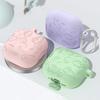 Silicone Case Protector with Carabiner Engraved Flower Dinosaur Case Soft Silicone Skin Protective Case for AirPods 4 Gen (2025)