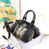 Алмазные украшения Уникальный дизайн Женская сумка Большая вместимость Змеиный принт Леопардовый принт Сумка-тоут Качество