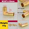 Brass 1/8" 3/8" 1/4" 3/4" BSP 90 Degree Male Elbow Barbed Hose Tail Pipe Air Gas Fitting Pagoda Connector 6/8/10/12/14/19mm