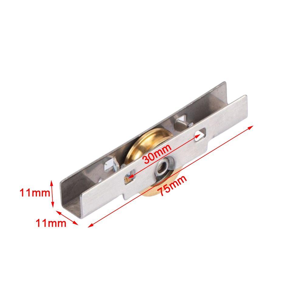 Роликовые оконные блоки из нержавеющей стали, ролики для раздвижных стеклянных дверей, ролики для стеклянных дверей, безрамные