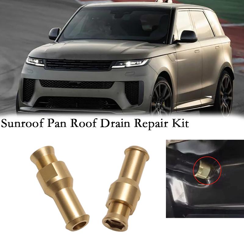 Auto Brass Front Sunroof Pan Roof Drain Repair Kit For Land Rover Range Rover L405 2005-2012 L494 2013-2017 Repalace Part