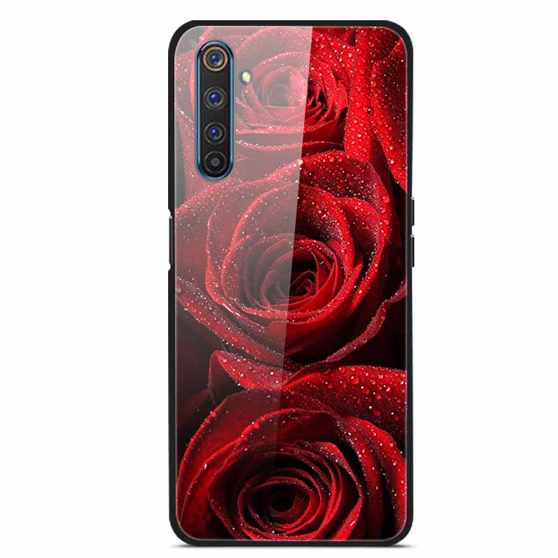 For Realme 6 Pro Tempered Glass Case for Realme 6 6S 6i Soft Bumper Hard Funda For Realme 6 Pro Phone Case Realme6 6 S 6i Cover