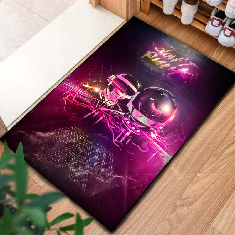 Daft Punk Carpet Rug for Living Room Bedroom Home Sofa Decoration,Kids play Nonslip Floor Mat