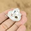 Natural Moonstone 925 Silver Multi Stone Flower Adjustable Ring For Women