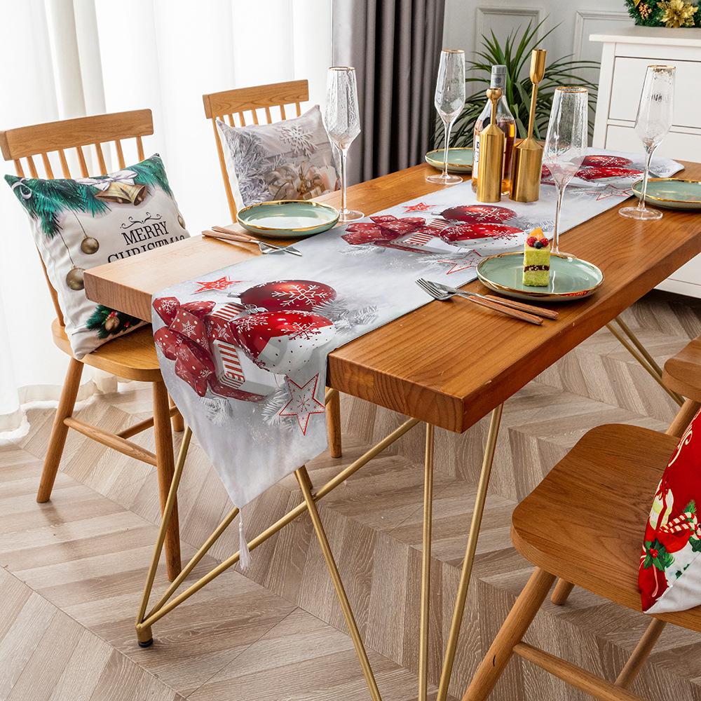 Пылезащитный стол с флагом, журнальный столик, рождественское украшение, скатерть для праздника
