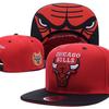 Trendy brand team cap, Bulls basketball embroidered outdoor sports cap, flat-brimmed cap, unisex hip-hop cap, Warriors, Lakers