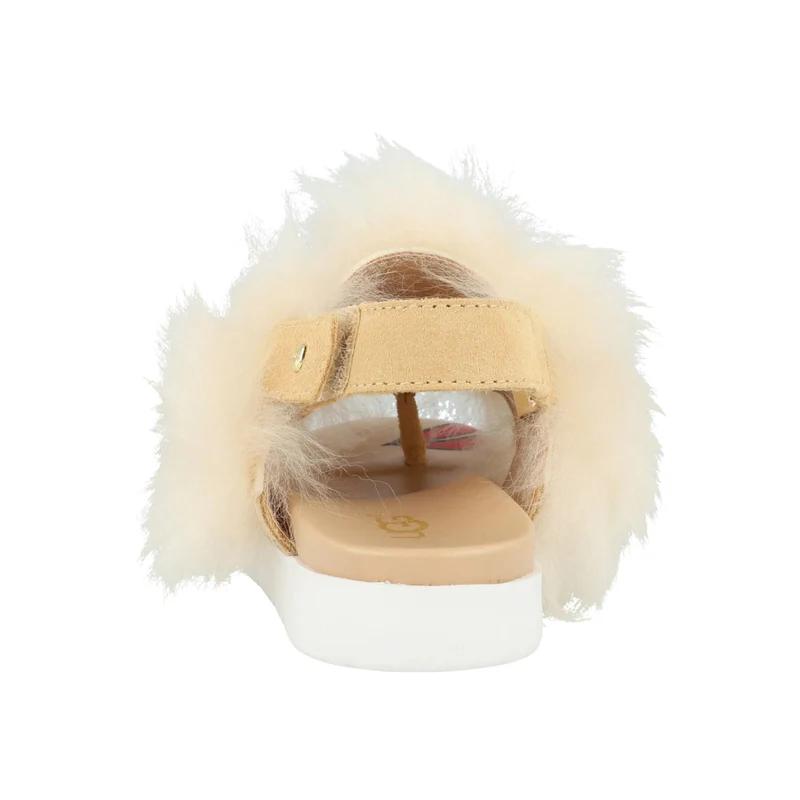 UGG Панковские Удобные Универсальные Сандалии с Низким Верхом Детские сандалии Бежевые 1092352K-NSOC