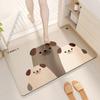 Нескользящий ковер для ванной и туалета, впитывающий напольный коврик для ванной комнаты, мягкий коврик из диатомовой грязи для ванной комнаты