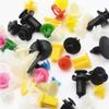 Car Fastener Clips 500Pcs Mixed Car Fastener Universal Car Bumper Retainer Clips Plastic Push Rivet Door Clips Panel
